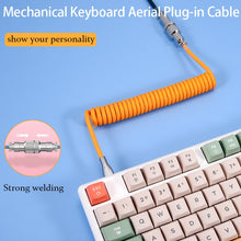 Load image into Gallery viewer, Coiled cable type C Mechanical keyboard
